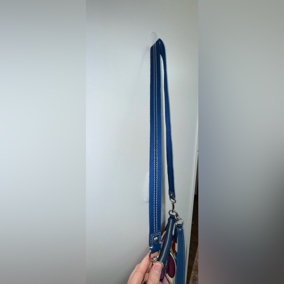 Coach Peyton Signature Multicolored Sateen Scarf Print Bag - Picture 11 of 16